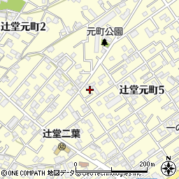 神奈川県藤沢市辻堂元町周辺の地図