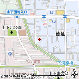 神奈川県平塚市徳延678周辺の地図