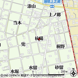 愛知県一宮市瀬部杭場周辺の地図