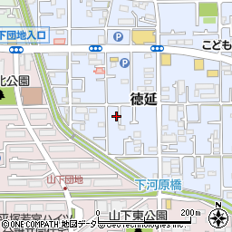 神奈川県平塚市徳延686周辺の地図