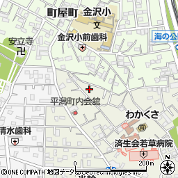 神奈川県横浜市金沢区平潟町2周辺の地図