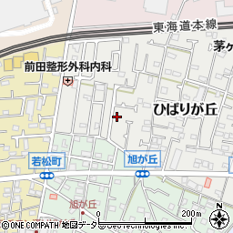 神奈川県茅ヶ崎市ひばりが丘1-33-2周辺の地図