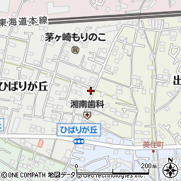 神奈川県茅ヶ崎市ひばりが丘6-23周辺の地図