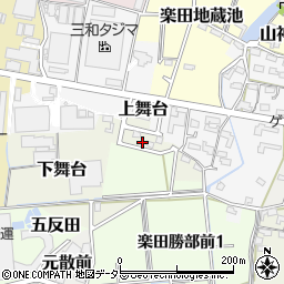 愛知県犬山市下舞台72-10周辺の地図