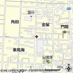 愛知県一宮市木曽川町門間金屎24周辺の地図