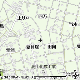 愛知県一宮市瀬部夏目塚19周辺の地図