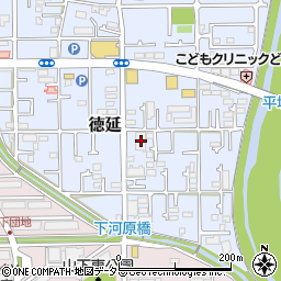 神奈川県平塚市徳延612-1周辺の地図