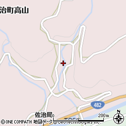 鳥取県鳥取市佐治町高山41周辺の地図