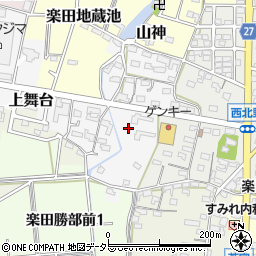 愛知県犬山市焼野周辺の地図