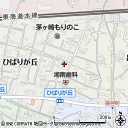 神奈川県茅ヶ崎市ひばりが丘6-21周辺の地図