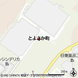 京都府綾部市とよさか町周辺の地図