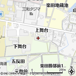 愛知県犬山市下舞台72-24周辺の地図