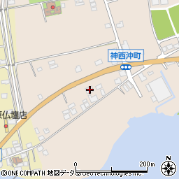 島根県出雲市神西沖町2340周辺の地図