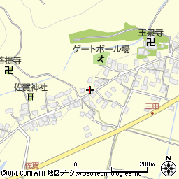 滋賀県高島市安曇川町田中3403周辺の地図