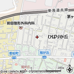 神奈川県茅ヶ崎市ひばりが丘1-32-55周辺の地図