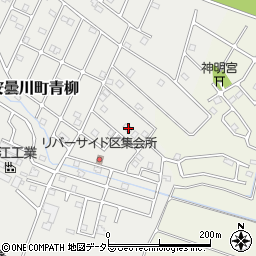 滋賀県高島市安曇川町青柳2022周辺の地図