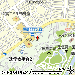 ワークマンプラス藤沢辻堂店周辺の地図