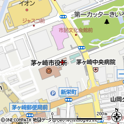 ローソンＳ茅ヶ崎市役所店周辺の地図
