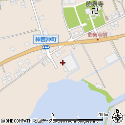 島根県出雲市神西沖町2145周辺の地図