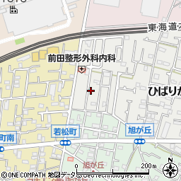 神奈川県茅ヶ崎市ひばりが丘1-24周辺の地図