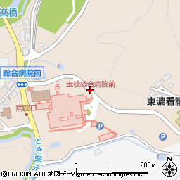 総合病院周辺の地図