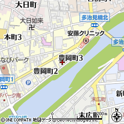 岐阜県多治見市豊岡町3丁目96周辺の地図