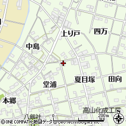 愛知県一宮市瀬部夏目塚1周辺の地図