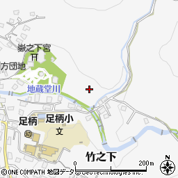 静岡県駿東郡小山町竹之下周辺の地図