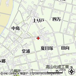 愛知県一宮市瀬部夏目塚7周辺の地図