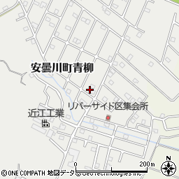 滋賀県高島市安曇川町青柳2032-12周辺の地図