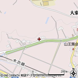 島根県雲南市大東町大東下分1254-2周辺の地図