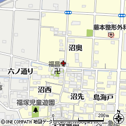 愛知県一宮市木曽川町門間沼奥62周辺の地図