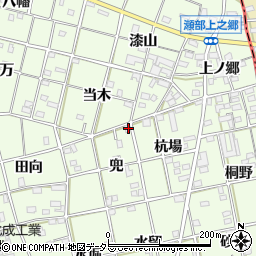 愛知県一宮市瀬部兜4-30周辺の地図