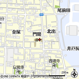 愛知県一宮市木曽川町門間東北出周辺の地図