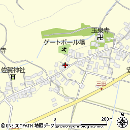 滋賀県高島市安曇川町田中3410周辺の地図