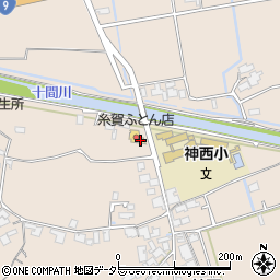 糸賀ふとん店周辺の地図