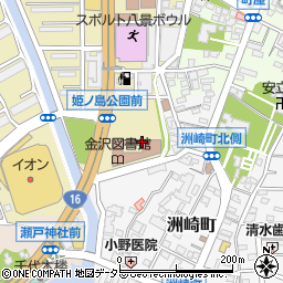 横浜市金沢地区センター周辺の地図