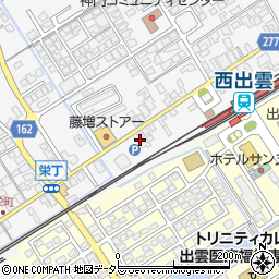 島根県出雲市知井宮町969-2周辺の地図