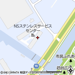 ＮＳステンレスサービスセンター株式会社周辺の地図