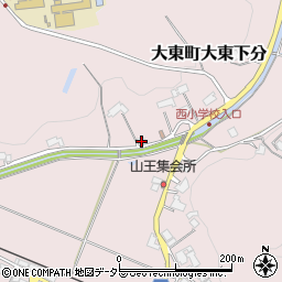 島根県雲南市大東町大東下分1197周辺の地図