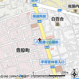 セブンイレブン平塚豊原店周辺の地図