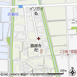愛知県丹羽郡大口町萩島周辺の地図