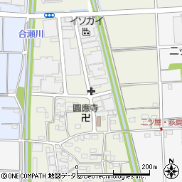 愛知県大口町（丹羽郡）萩島周辺の地図