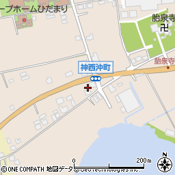 島根県出雲市神西沖町2347周辺の地図