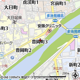 岐阜県多治見市豊岡町3丁目83周辺の地図