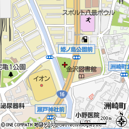 姫の島公園周辺の地図