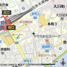 大米屋酒店周辺の地図