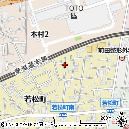 神奈川県茅ヶ崎市若松町10周辺の地図