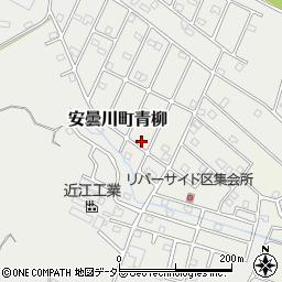 滋賀県高島市安曇川町青柳2032-129周辺の地図