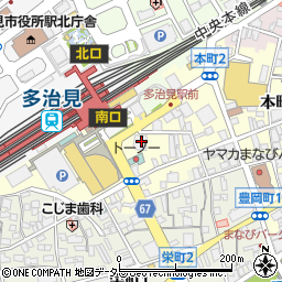 大人の隠れ家個室居酒屋 九十九 tsukumo 多治見店周辺の地図